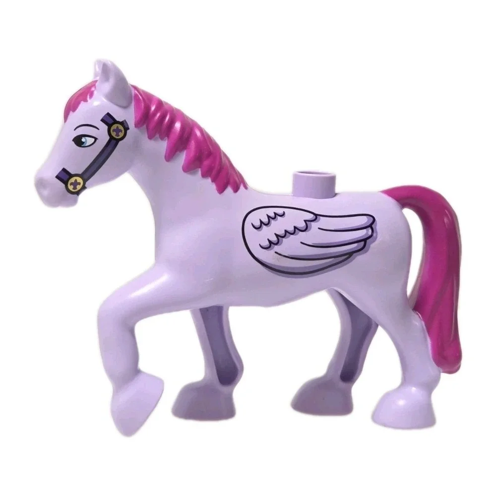 LEGO Duplo Minimus Great Flying Horse Pony Purple Pegasus Sofia The First Animal